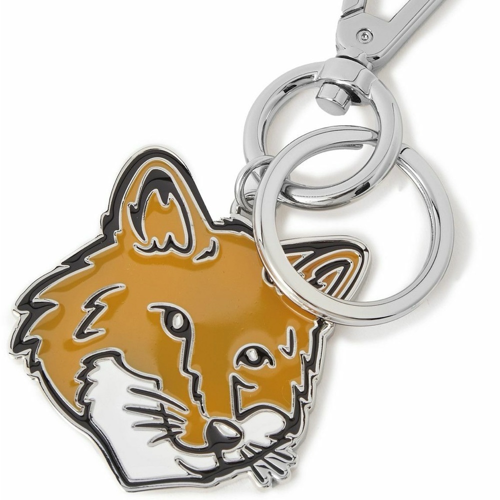 MAISON KITSUNE Bold Fox Metal Head Keychain Brand New! Cute gift Last One!
